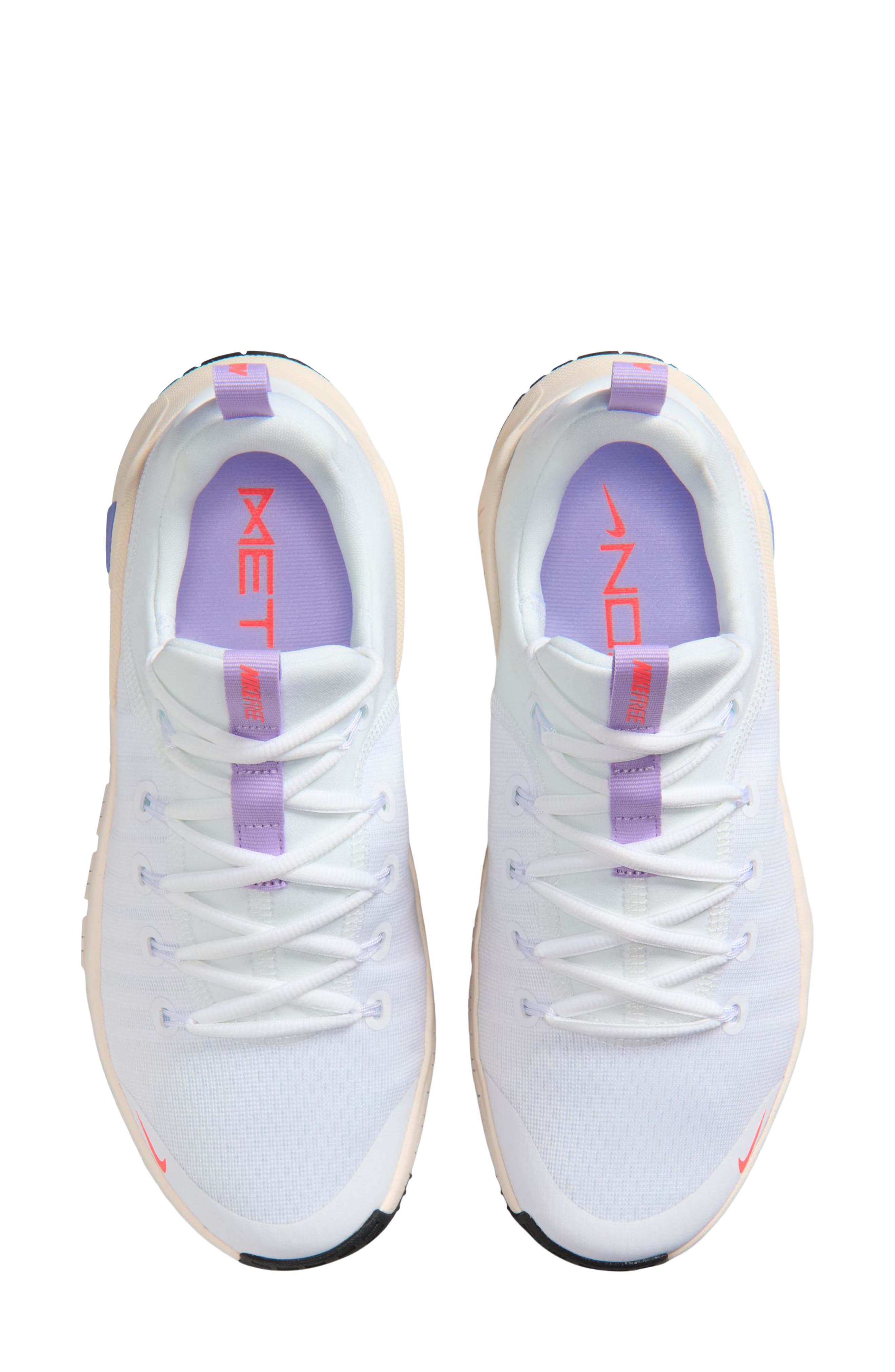 Nike Free Metcon 6 Training Shoe, Alternate, color, White/ Hot Lava/ Violet