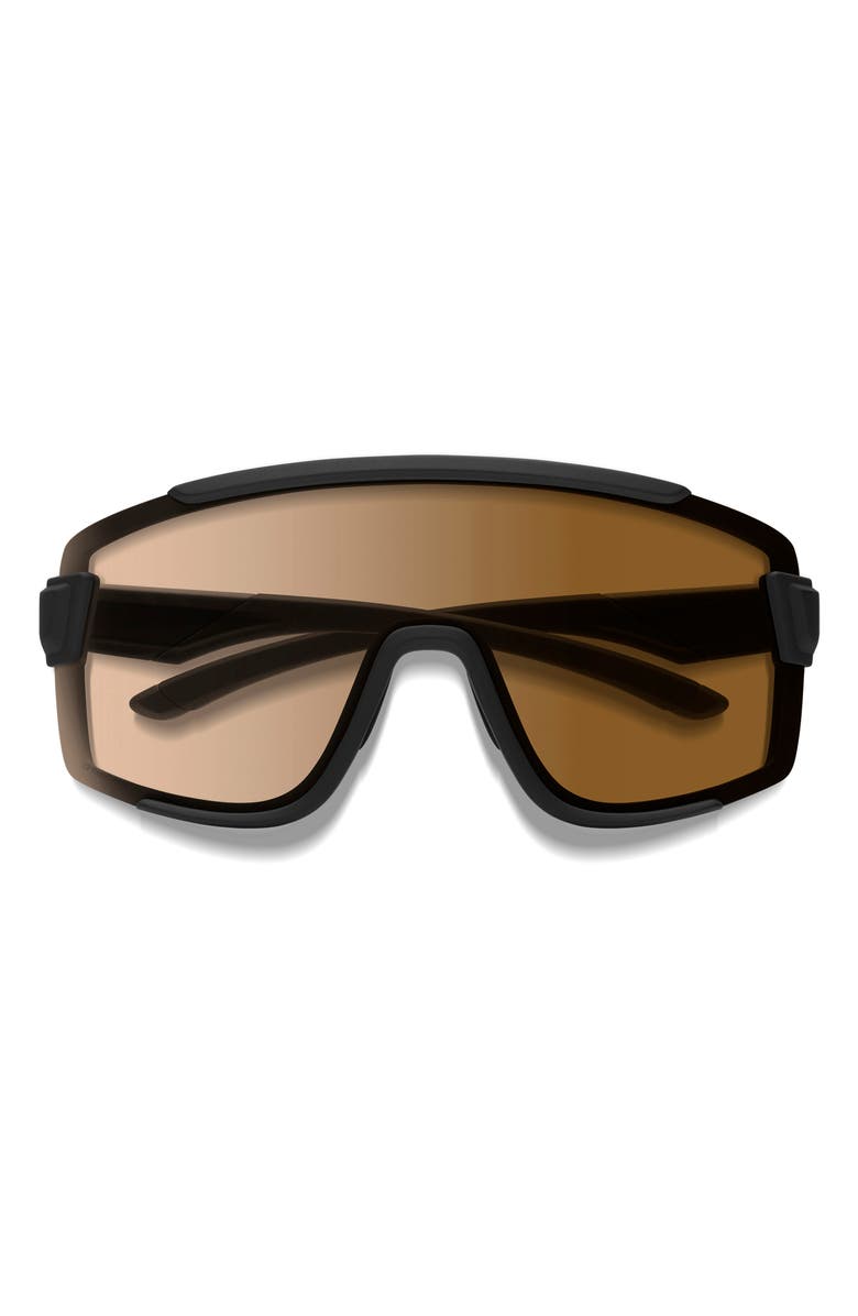 Smith Wildcat ChromaPop<sup>™</sup> Shield Snow Goggles, Main, color, Matte Black / Brown