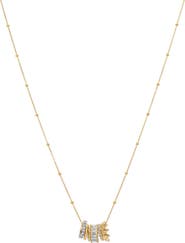 Adina Reyter Royal Rager Diamond & Mini Bead Pendant Necklace