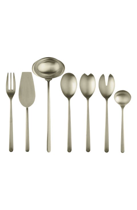 Linea Ice 7-Piece Place Serving Set