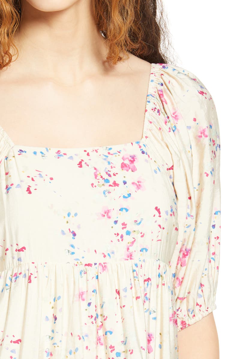 VERO MODA Floral Print Tiered Dress, Alternate, color, 