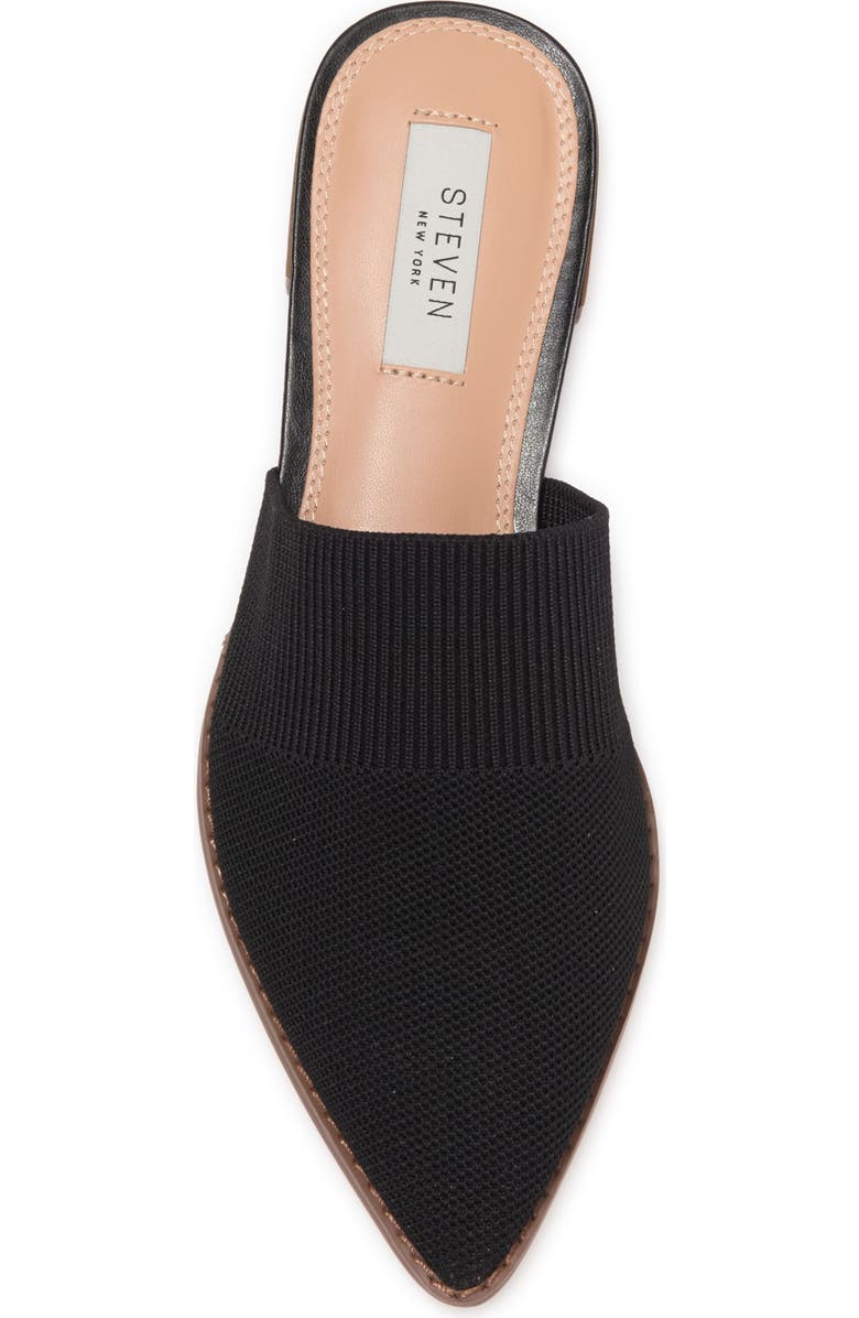Steven New York Valdez Knit Mule, Alternate, color, Black