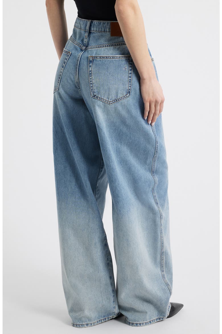 Classic Barrel Leg Jeans, Alternate, color, MED WASH