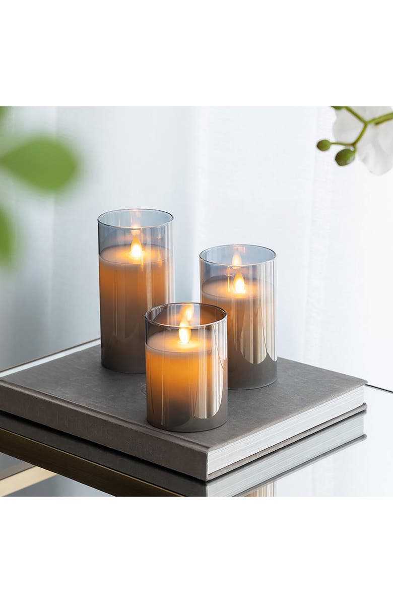 A & B Home Set of 3 Flameless LED Candles, Alternate, color,