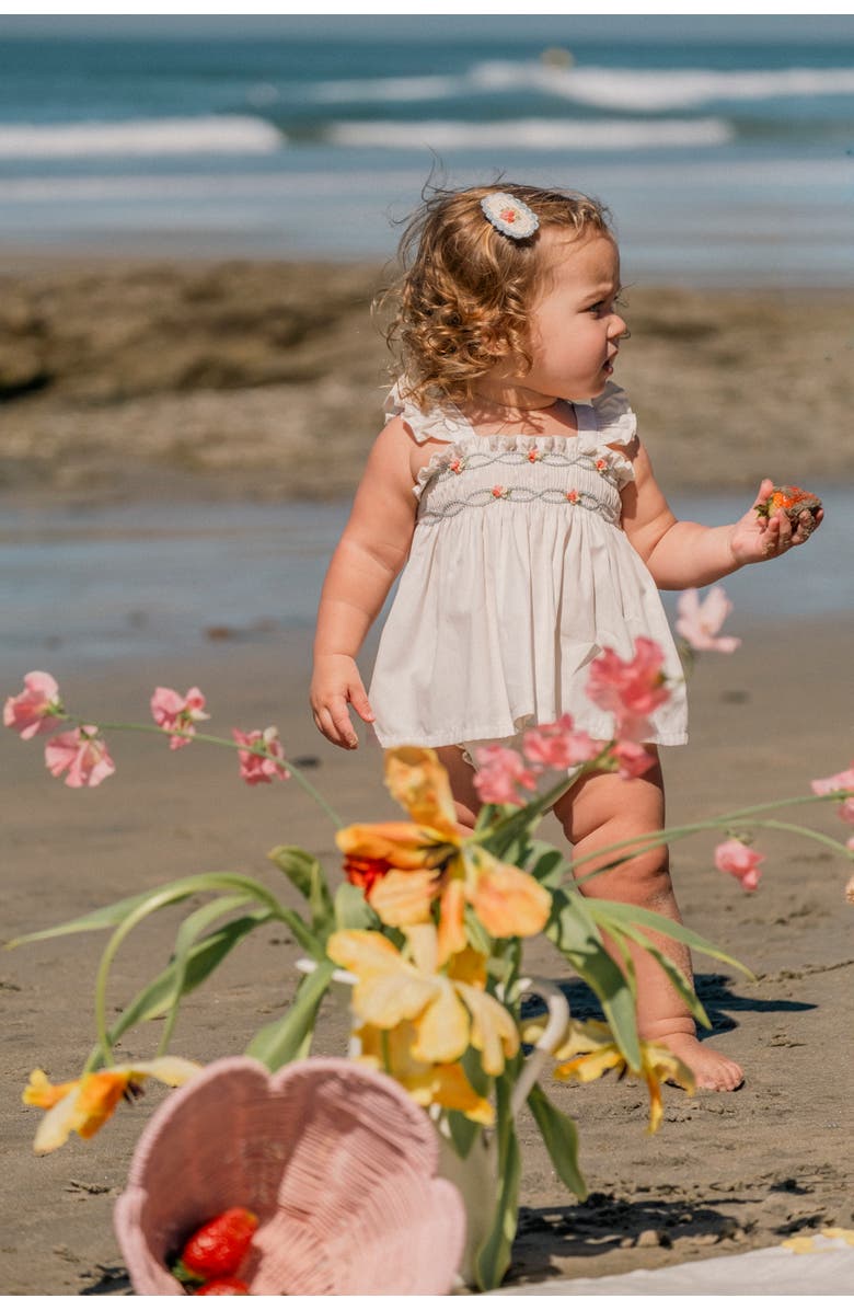 Wild Wawa Embroidered Flutter Set, Alternate, color, Ivory