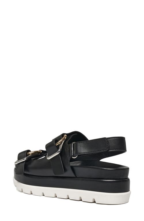 Jslides Blast Platform Sandal In Black