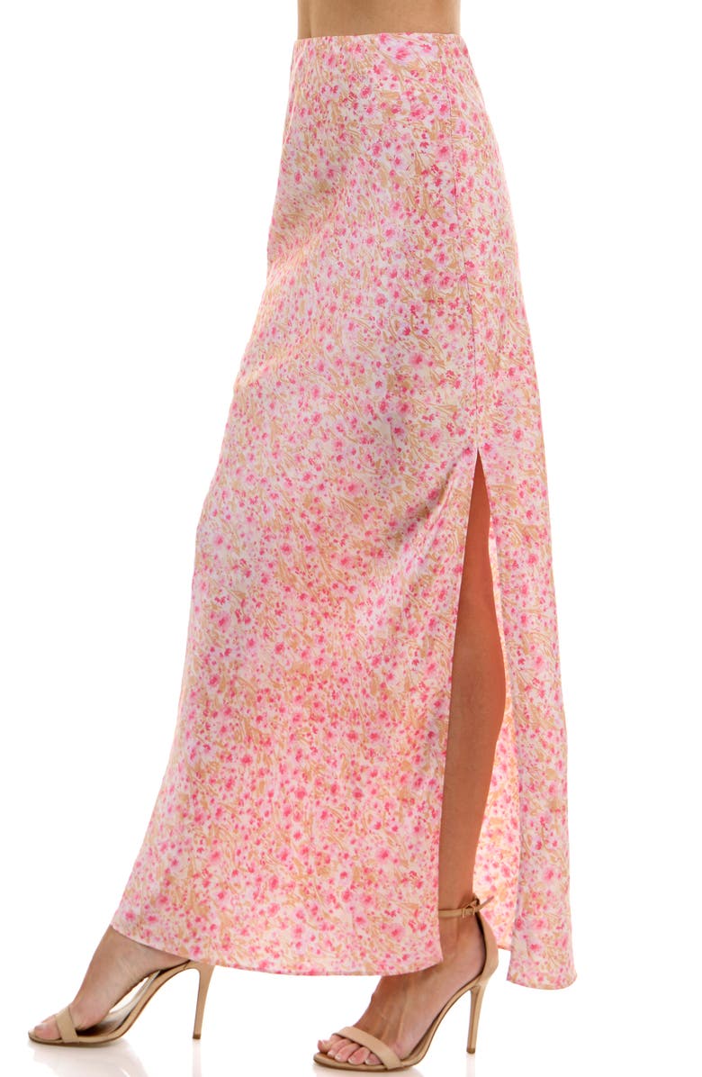 Bias Cut Maxi Skirt