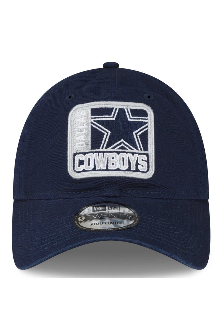 Men's New Era Navy Dallas Cowboys Logo Mix 9TWENTY Adjustable Hat, Alternate, color, Navy