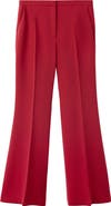 MANGO High Waist Flare Leg Pants
