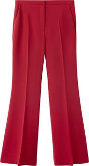 MANGO High Waist Flare Leg Pants
