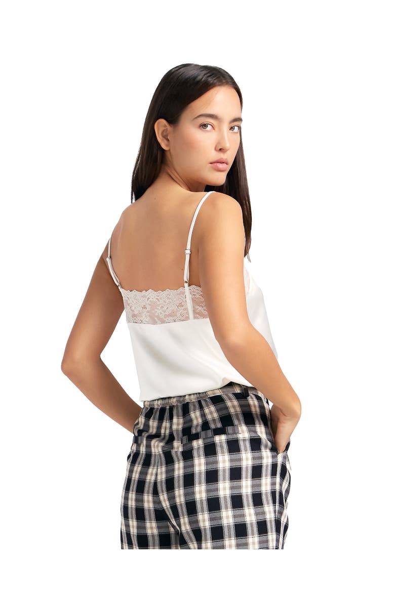 Belle & Bloom Friday Nights Lace Cami, Alternate, color, White