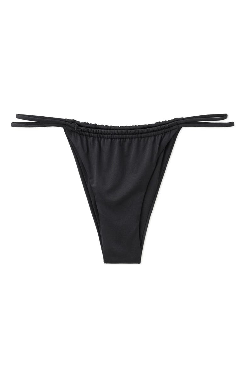 MANGO Featuring Hailey Bieber Double Strap Cheeky Bikini Bottoms, Main, color,