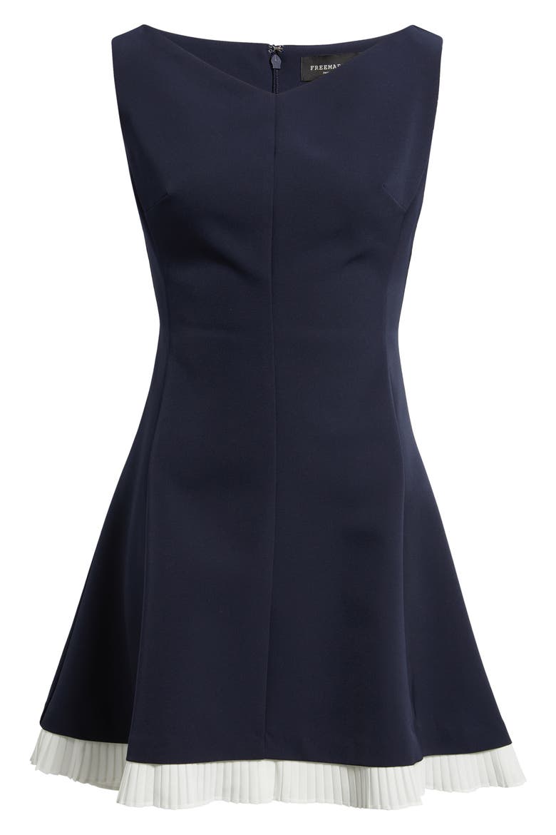seam detail fit & flare dress-multi colourblock reviews Caf Au Lait Multi / 1X