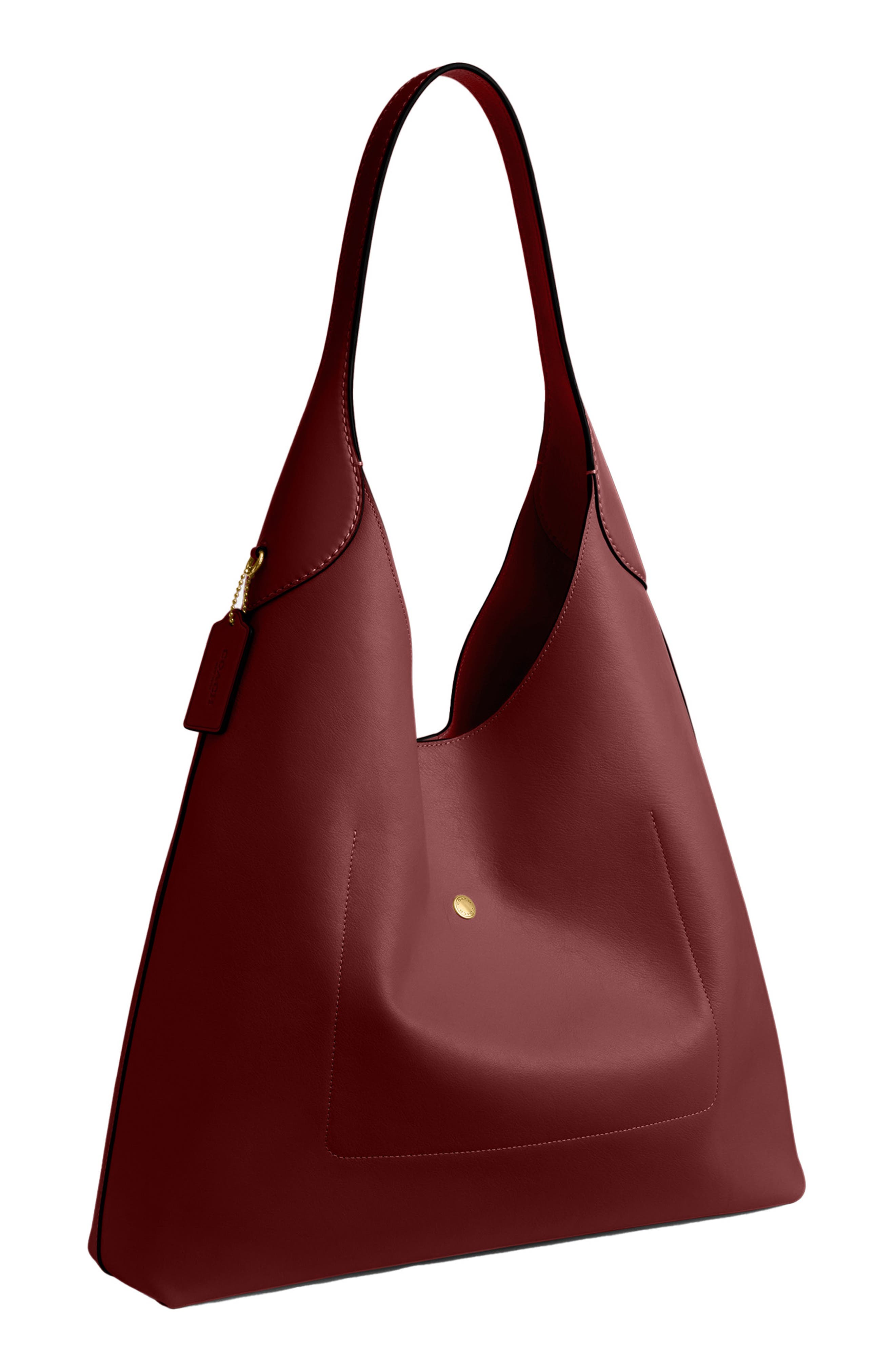 COACH Brooklyn 39 Shoulder Bag, Alternate, color, Dark Ruby