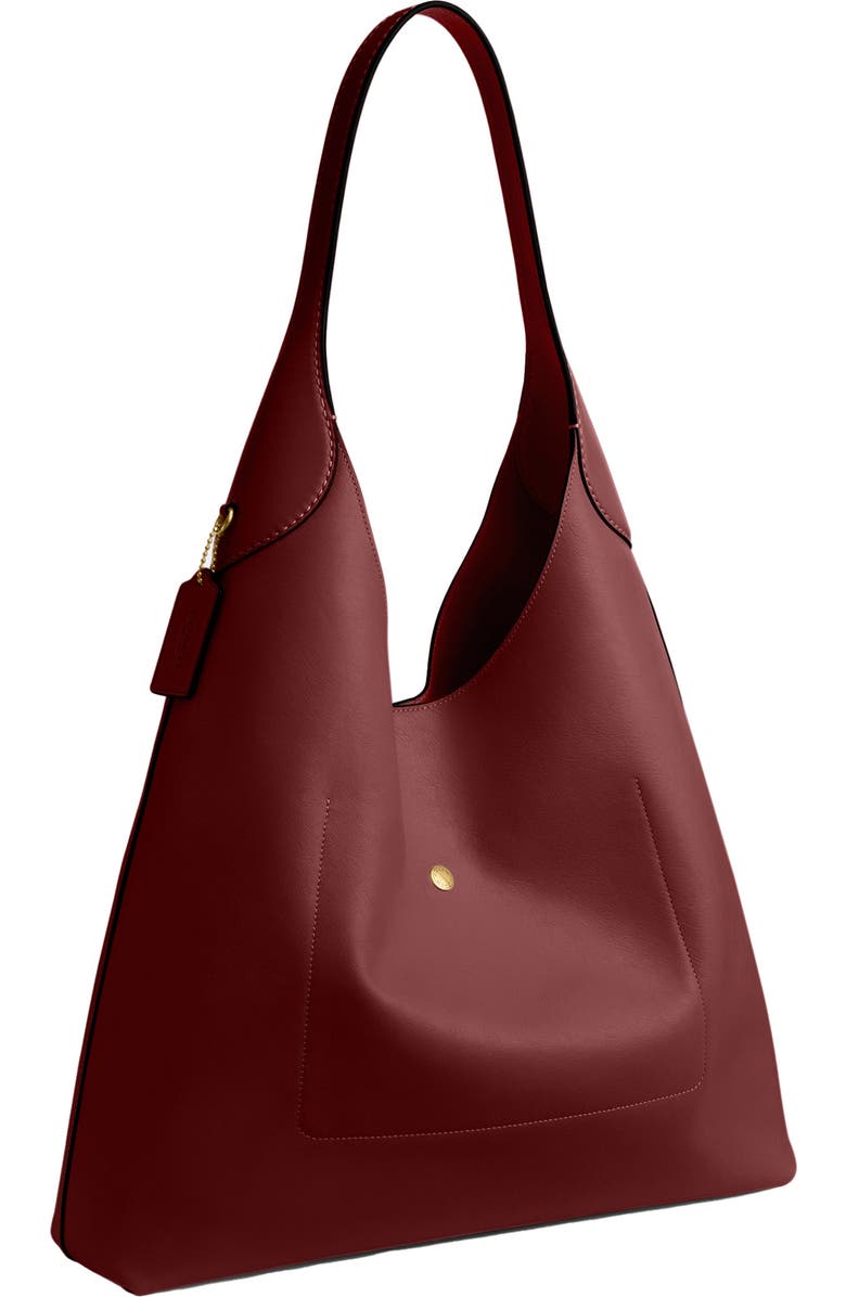 COACH Brooklyn 39 Shoulder Bag, Alternate, color, Dark Ruby