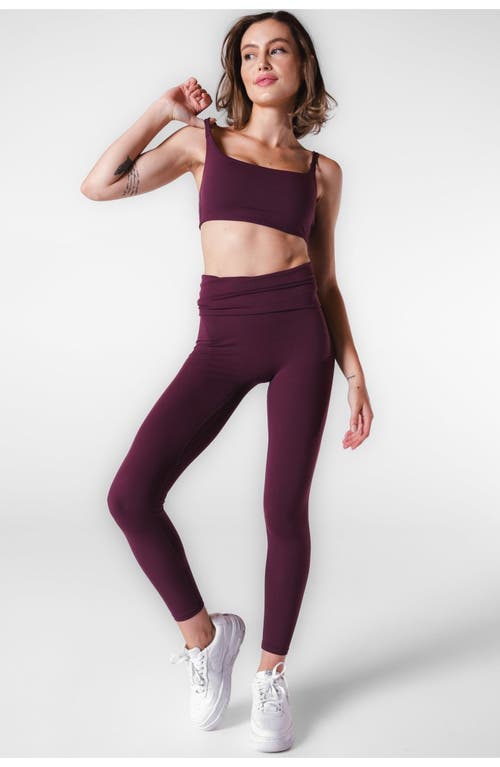 Vitality Cloud Ii Foldover Pant In Wine