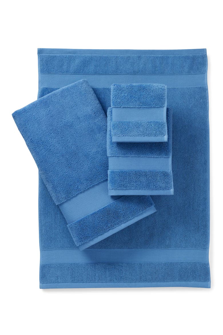 Watson Cotton Terry Cloth Bath Sheet, Main, color, TRUE LAKE BLUE