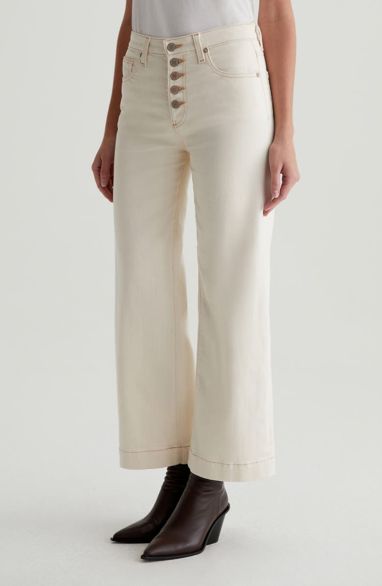 AG Saige Mid Rise Ankle Wide Leg Jeans, Alternate, color, 