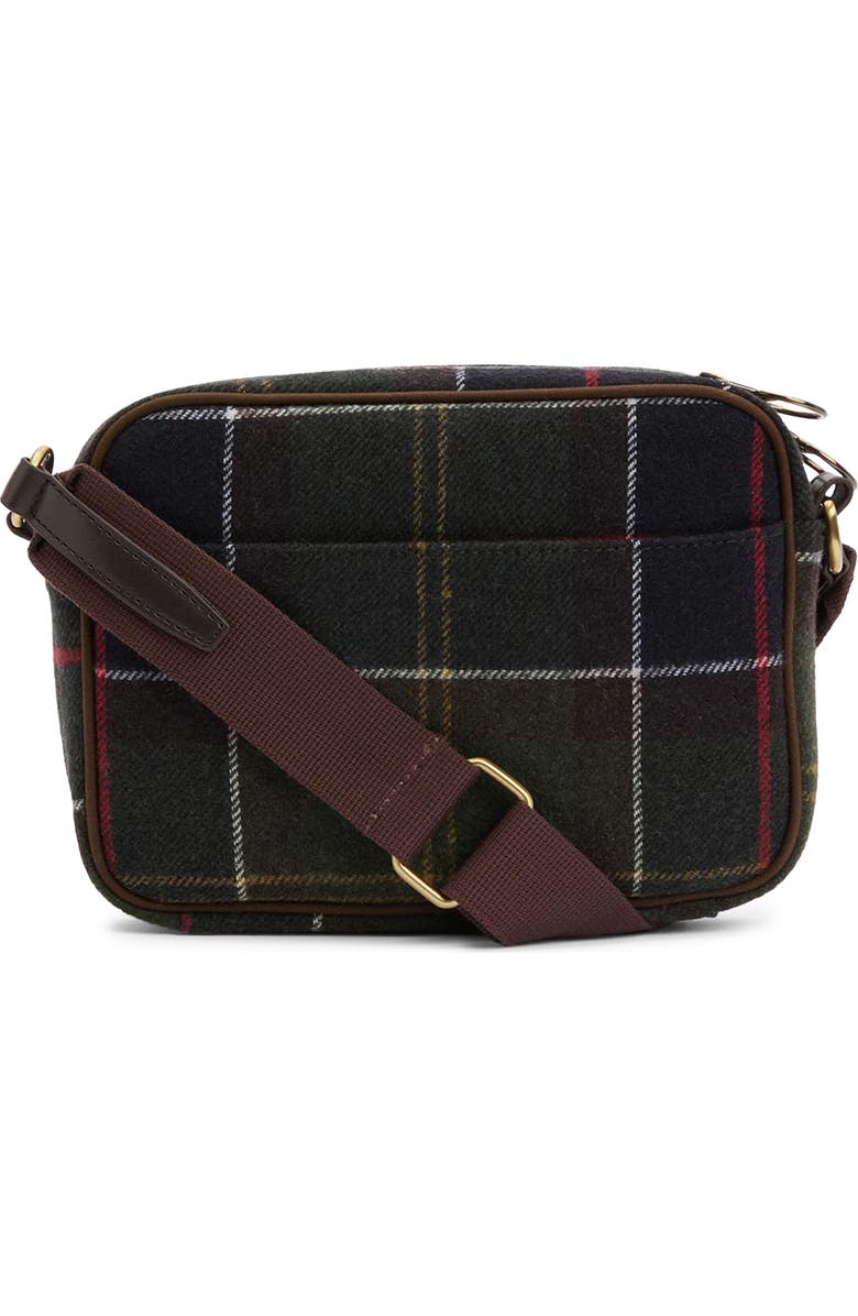 Barbour Culross Tartan Plaid Wool Blend Crossbody Bag, Alternate, color,