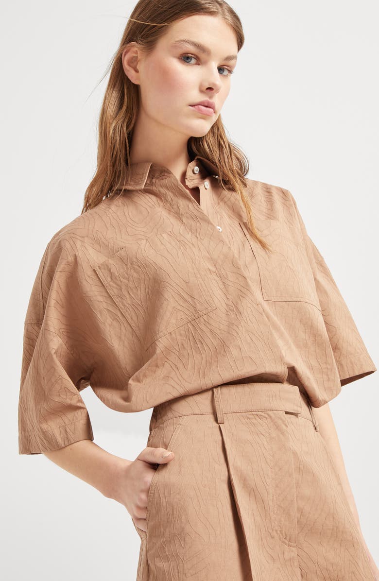 Brunello Cucinelli Baggy shorts, Alternate, color, 