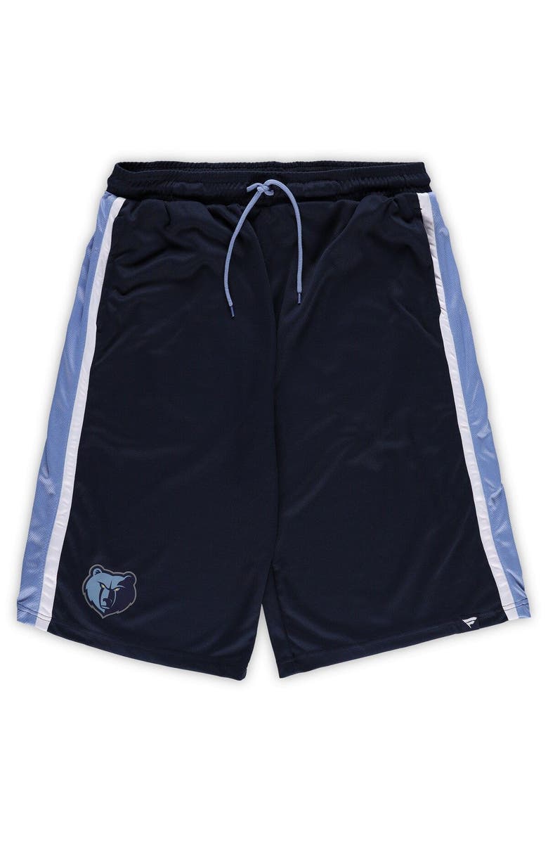 FANATICS Men's Fanatics Branded Navy Memphis Grizzlies Big & Tall Referee Iconic Mesh Shorts, Main, color, Navy