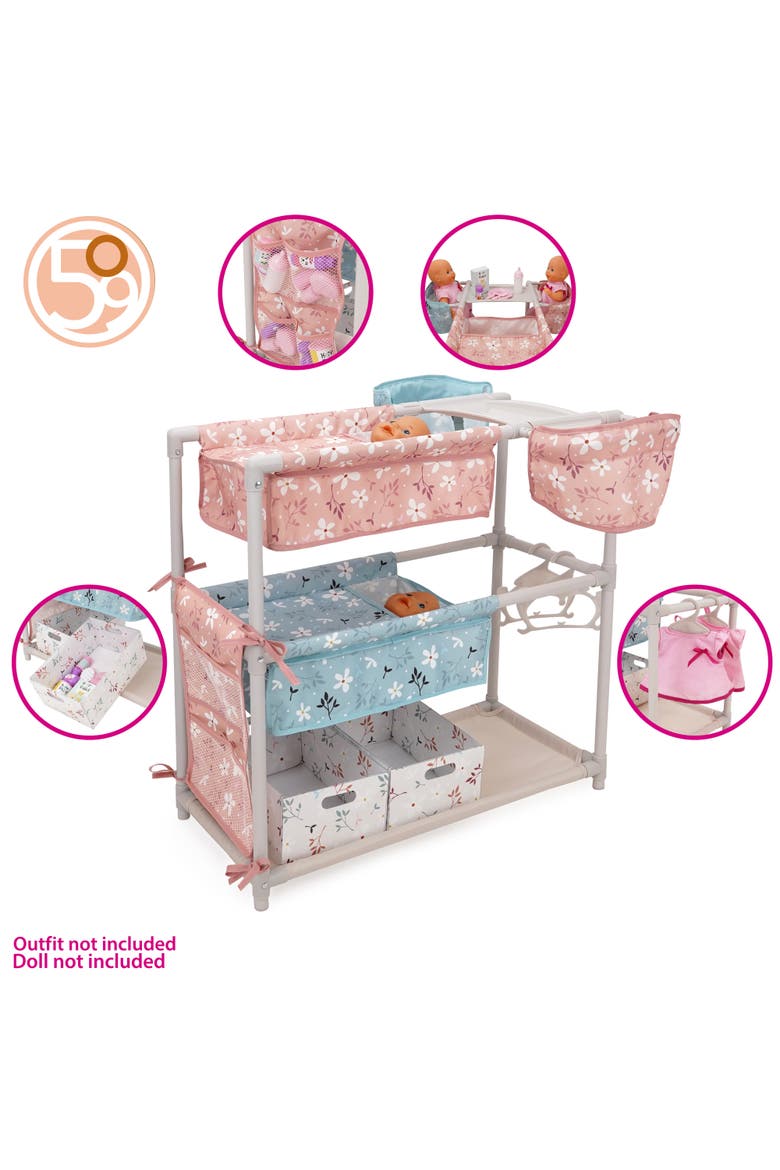 Springtime Twin Center Doll Accessory Set 15pc, Alternate, color, Multicolored