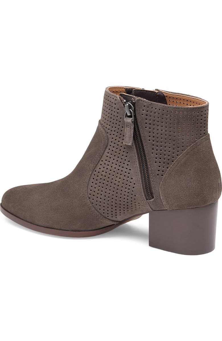 Johnston & Murphy Trista Bootie, Alternate, color, Dark Gray Suede