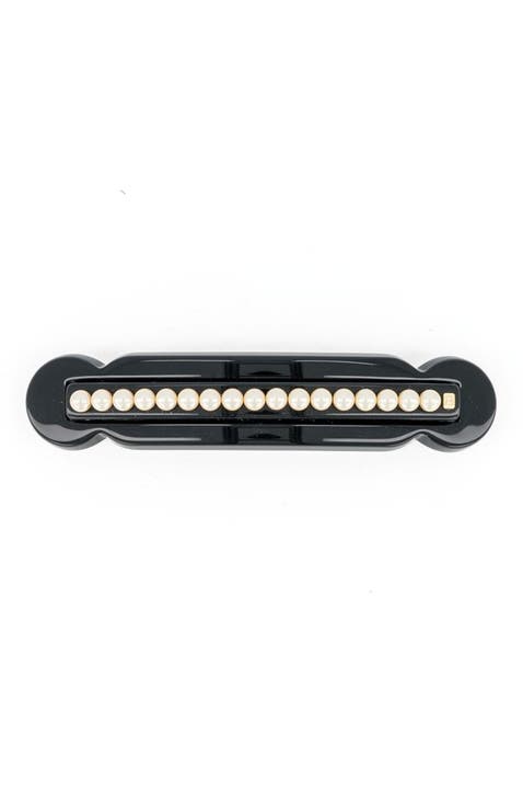 Lineature Pearls Acetate Barette