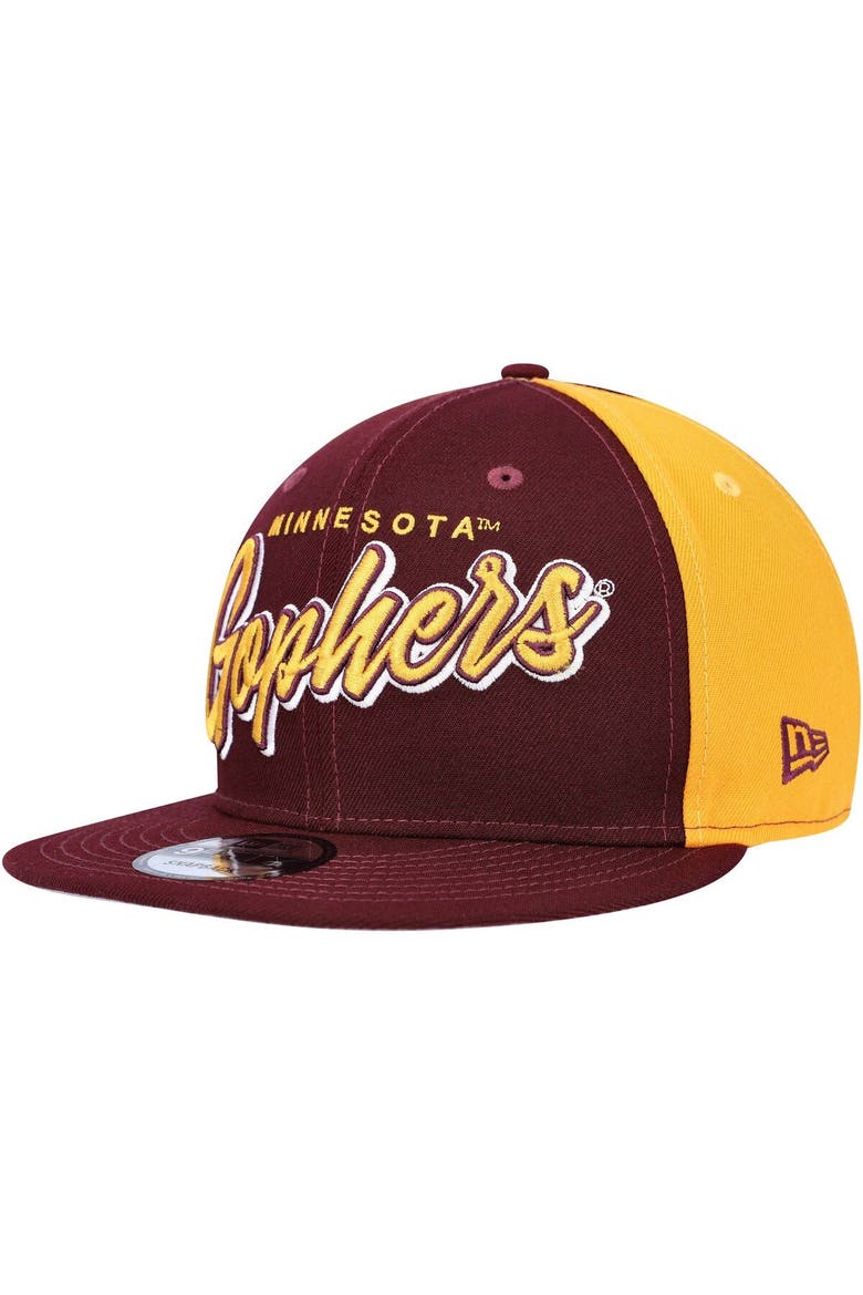 Men's New Era  Maroon Minnesota Golden Gophers Outright 9FIFTY Snapback Hat, Alternate, color, Maroon