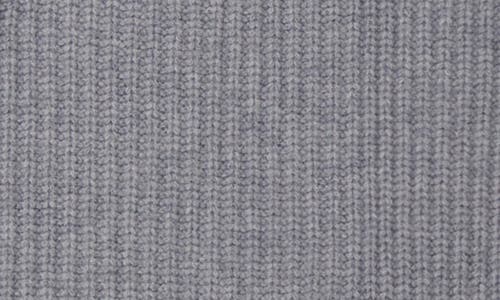 Sofia Cashmere Shaker Knit Cashmere Throw Blanket In Gray