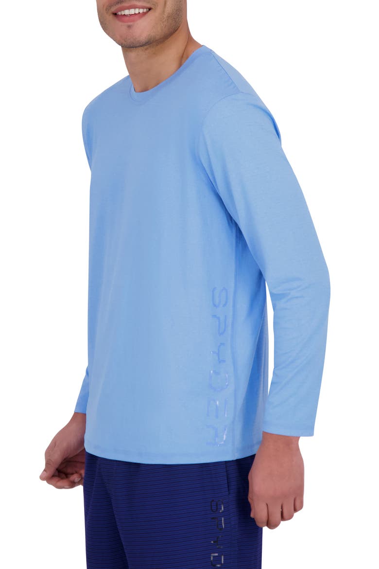 Drop Needle Rashguard, Alternate, color, AZURE