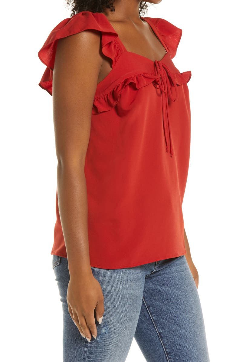 GIBSONLOOK Ruffle Top, Alternate, color,