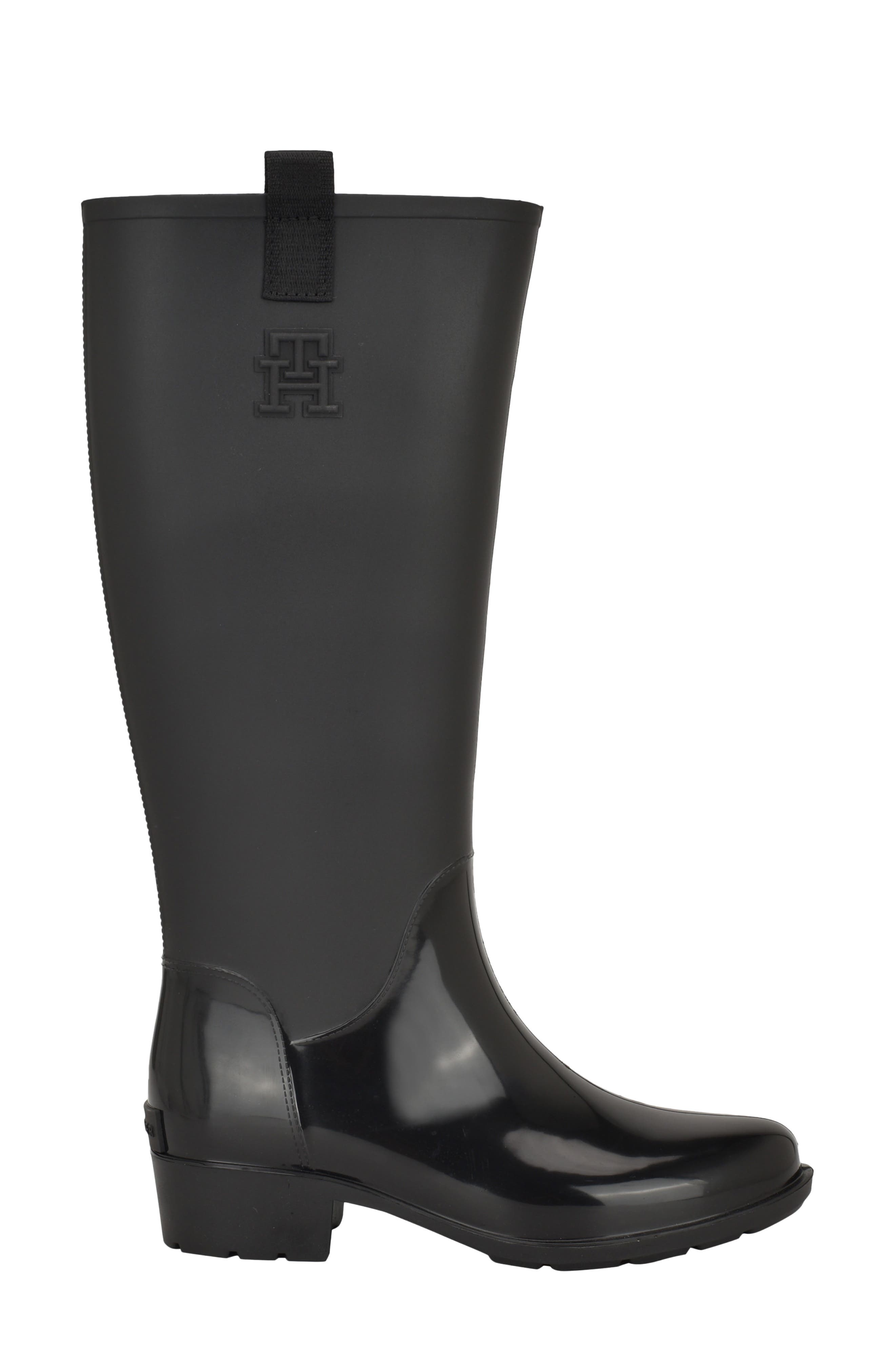 Tommy Hilfiger Karissa Rain Boot, Alternate, color, Black