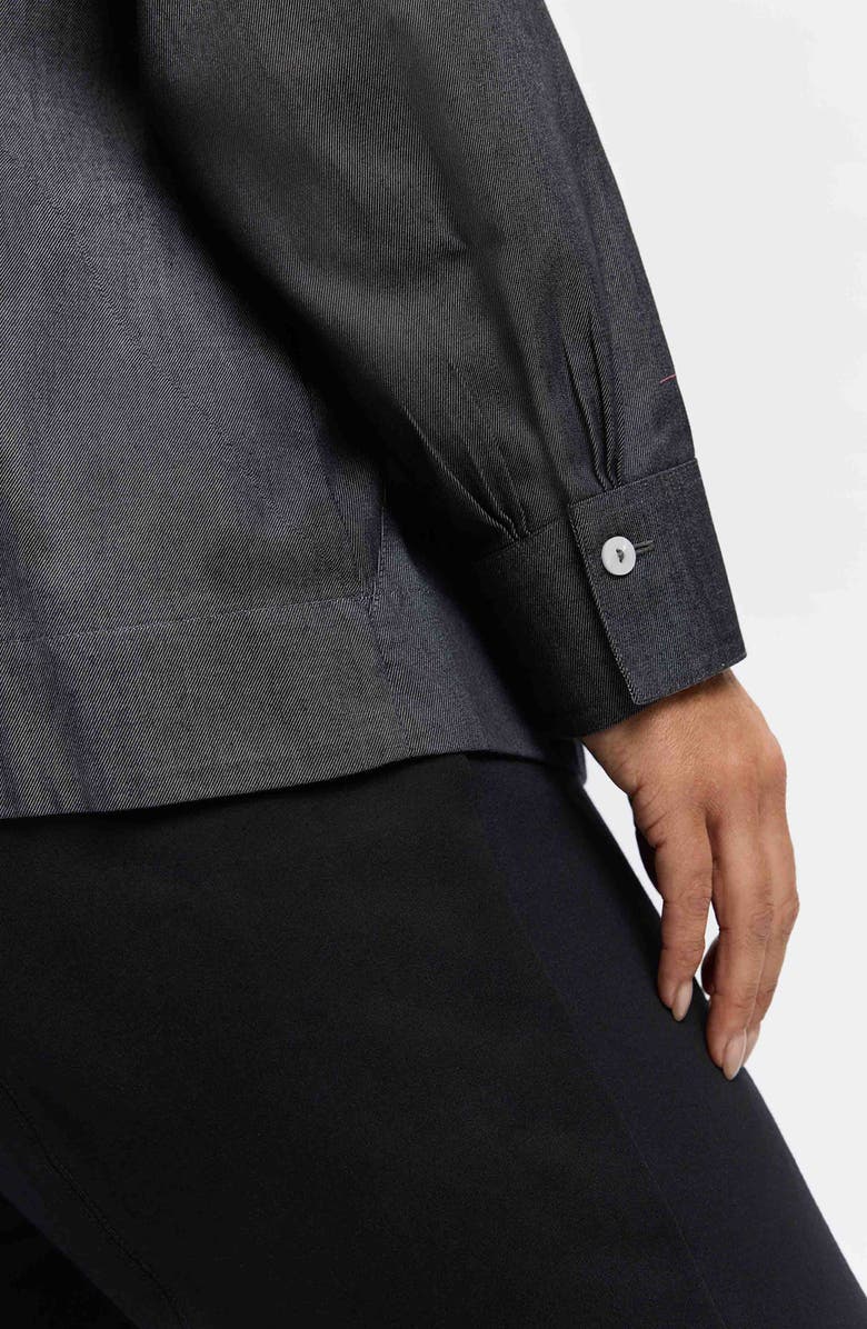 Foxcroft Veronica Double Face Button-Up Shirt, Alternate, color, 