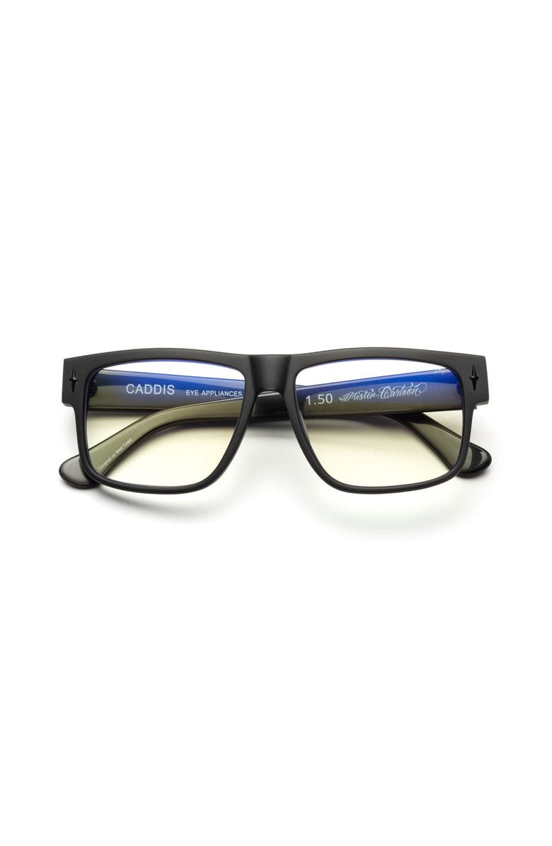 Caddis Mister Cartoon | Reading Glasses, Main, color, Dark Metallic Grey