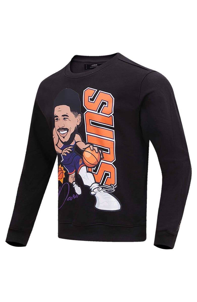 Post Men's Pro Standard Devin Booker Black Phoenix Suns Avatar Pullover Sweatshirt, Alternate, color, Black