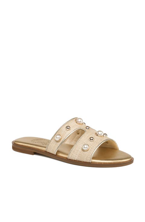 Souda Stone Raffia Sandal