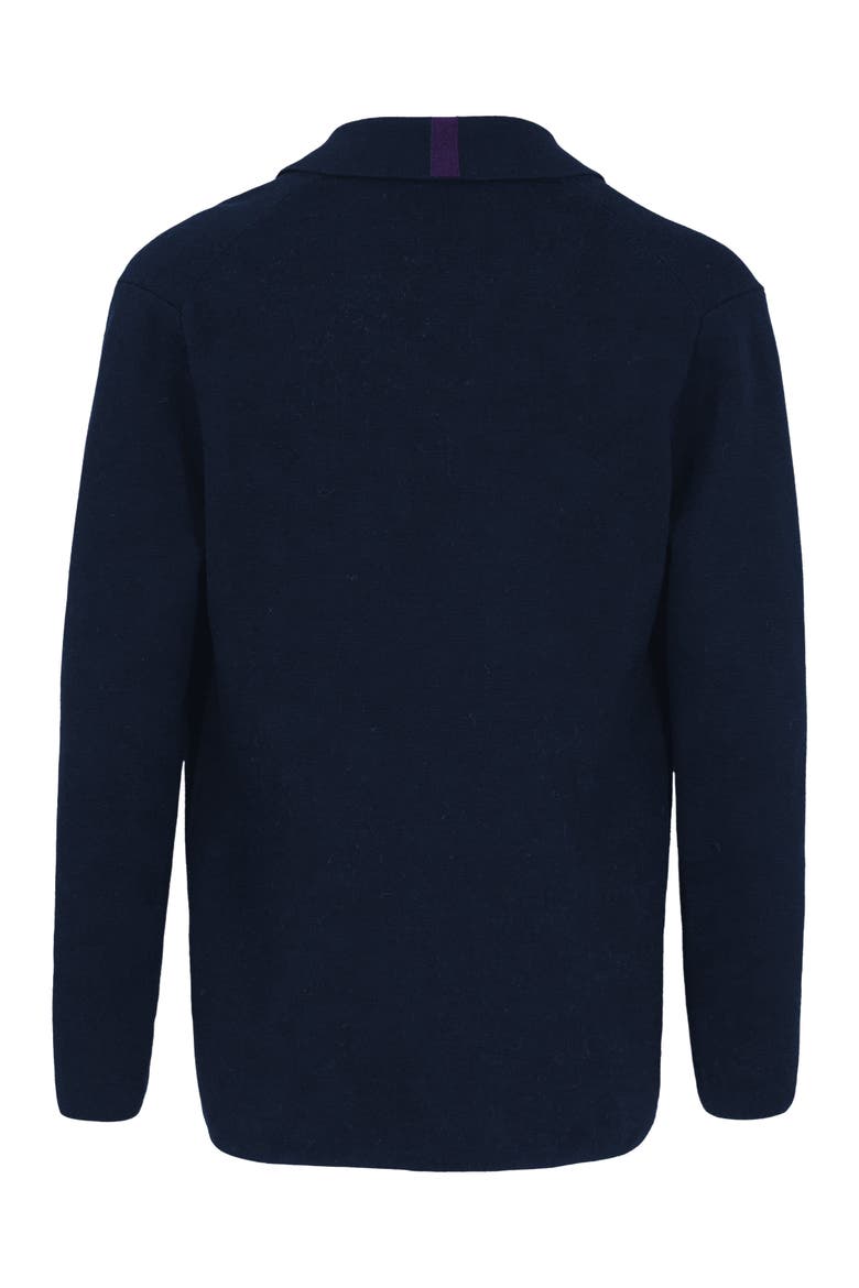 Jacob Merino Wool Sweater Blazer, Alternate, color, Navy