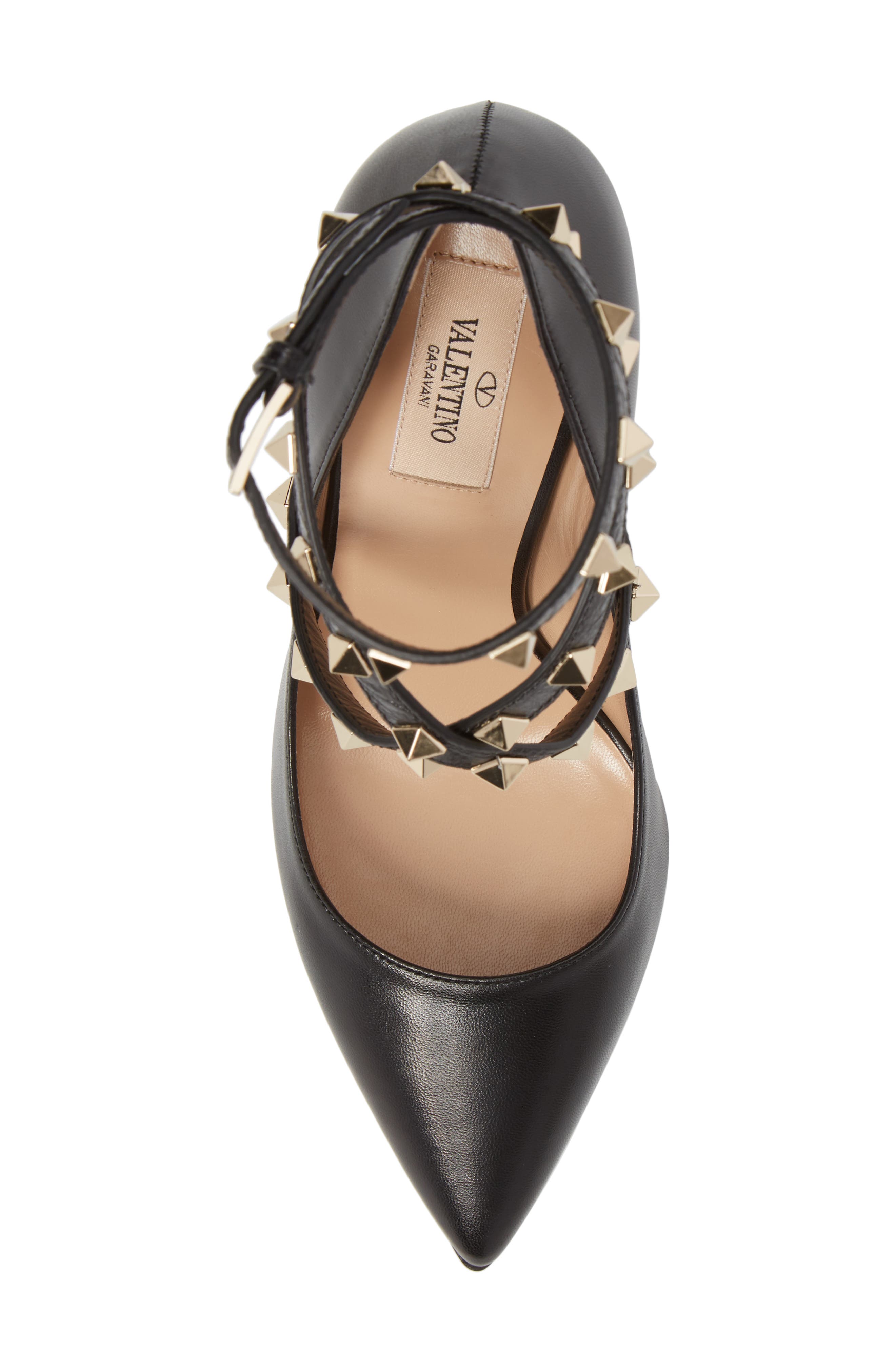 Valentino Garavani Rockstud Wrap Pump, Alternate, color, 
