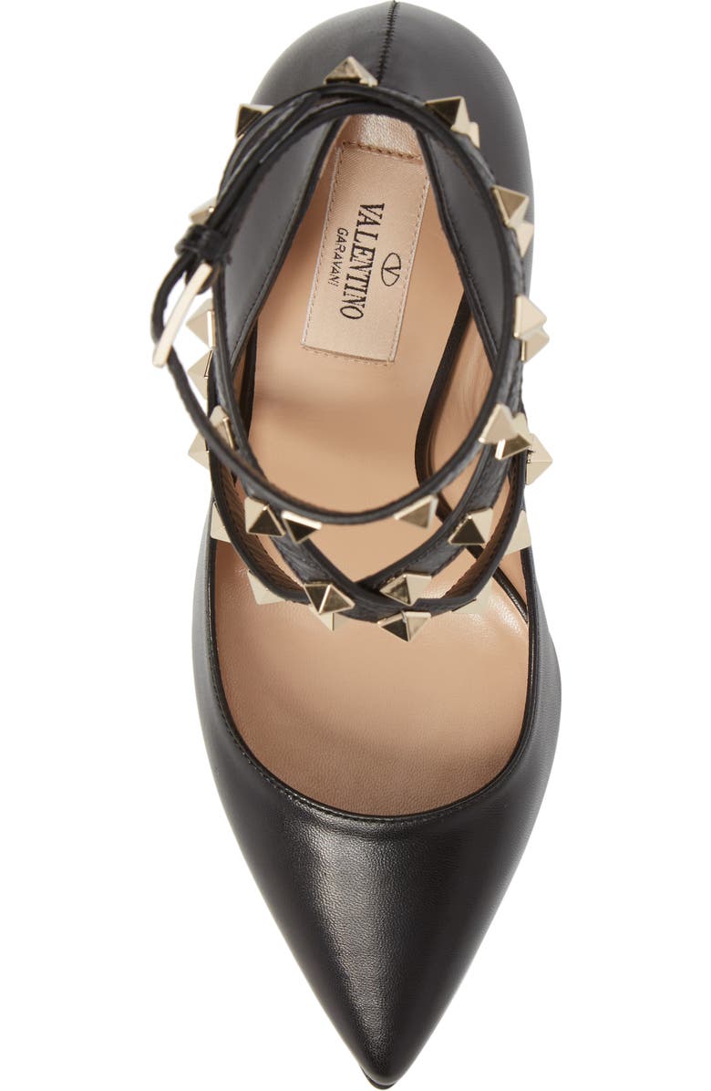 Valentino Garavani Rockstud Wrap Pump, Alternate, color,