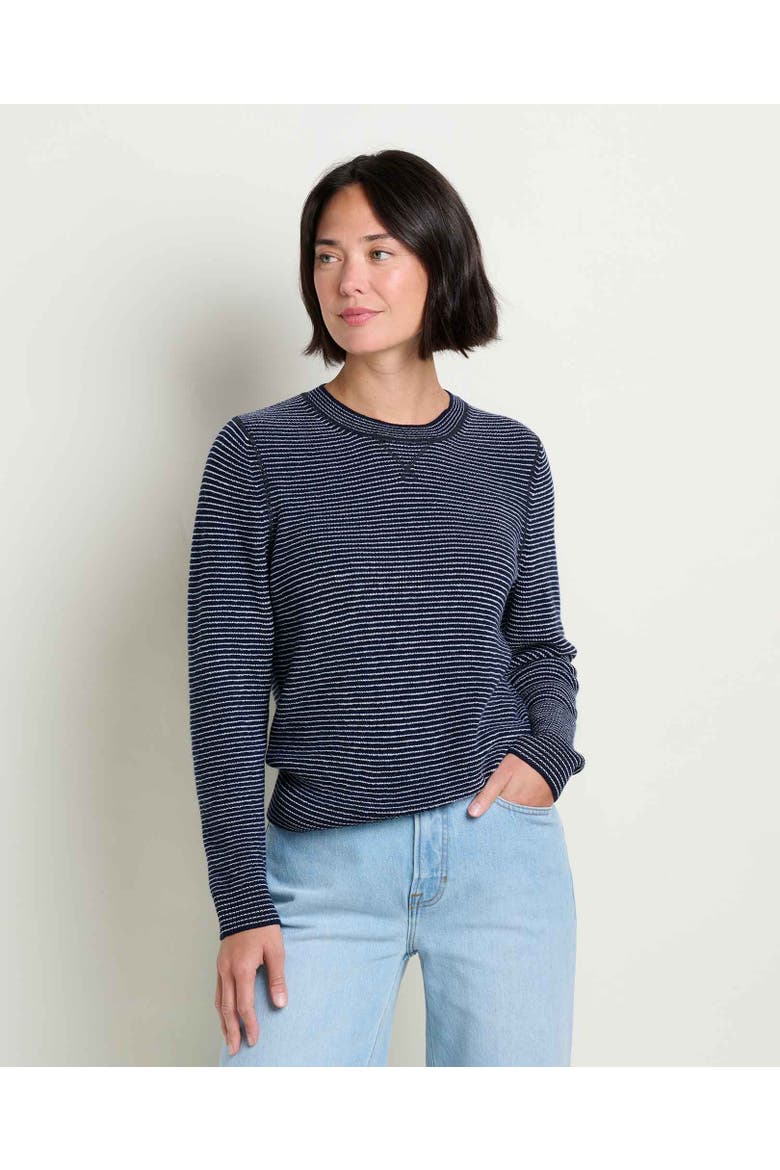 Peak Merino Crew Sweater, Main, color, Midnight Pattern