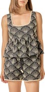 English Factory Embroidered Babydoll Top