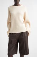 LOULOU DE SAISON Axel Cashmere Crewneck Sweater