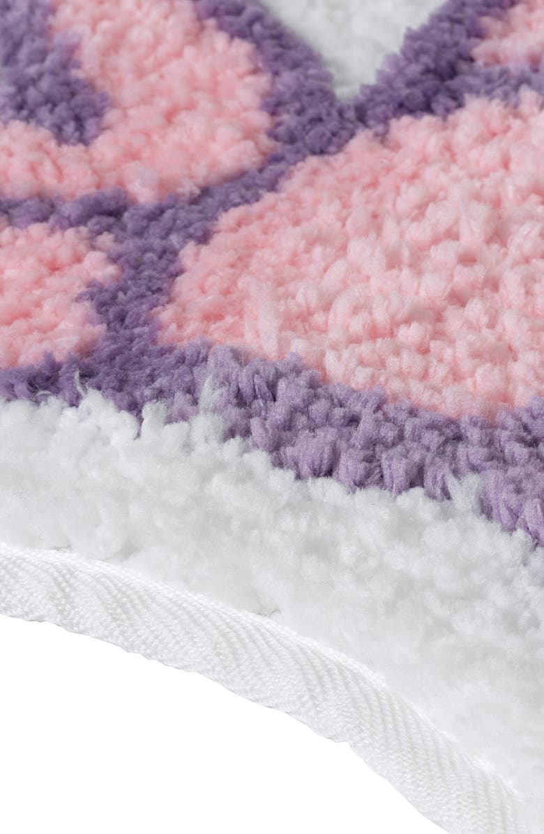 VCNY HOME Pink Bow Bath Mat, Alternate, color,