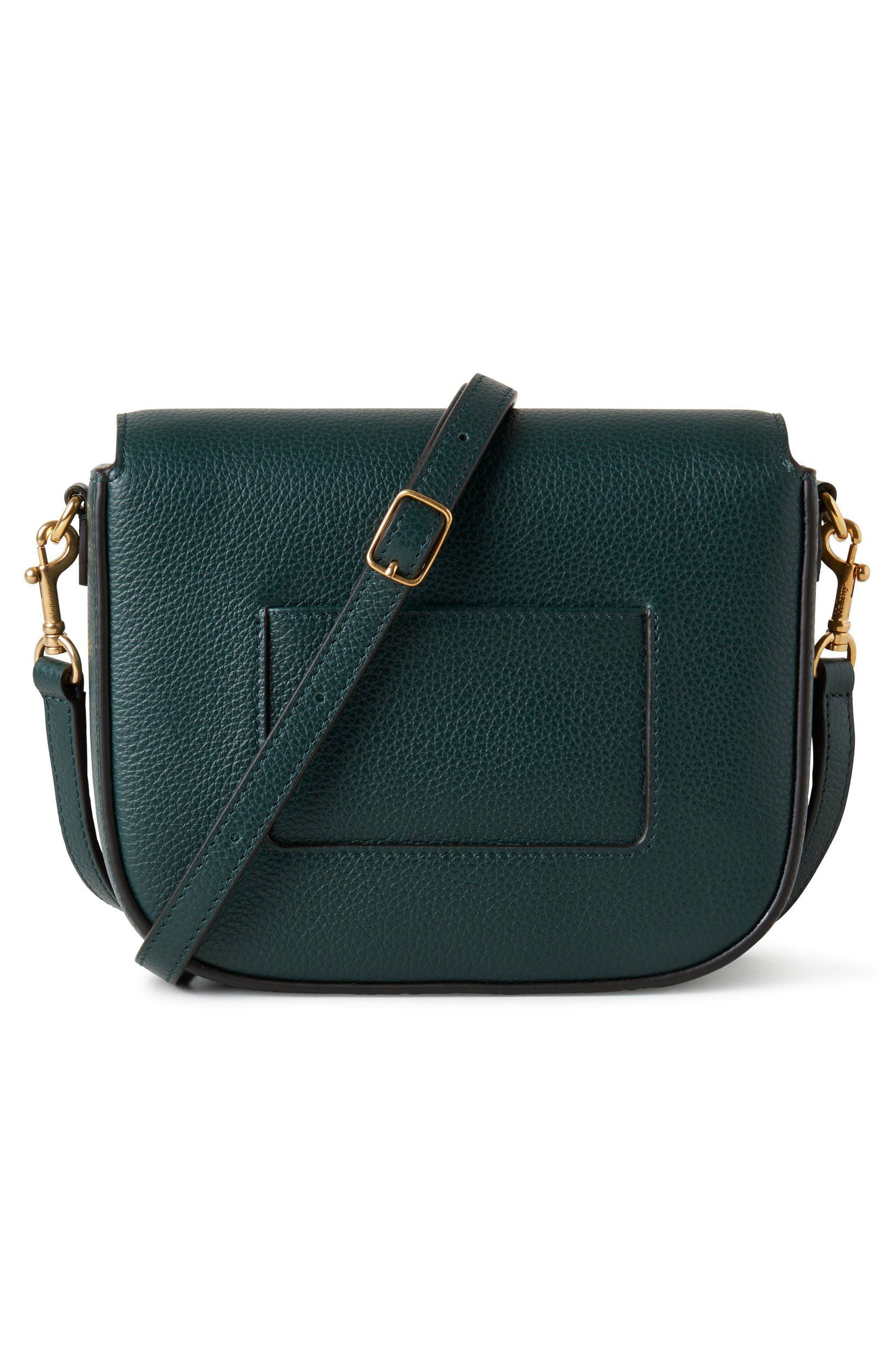 Small Darley Leather Crossbody Bag, Alternate, color, MULBERRY GREEN