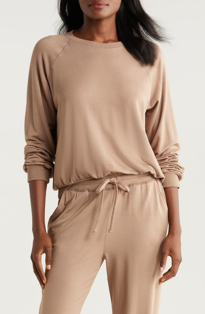 Beyond Yoga Good Company Raglan Sleeve Sweatshirt, Main, color, 