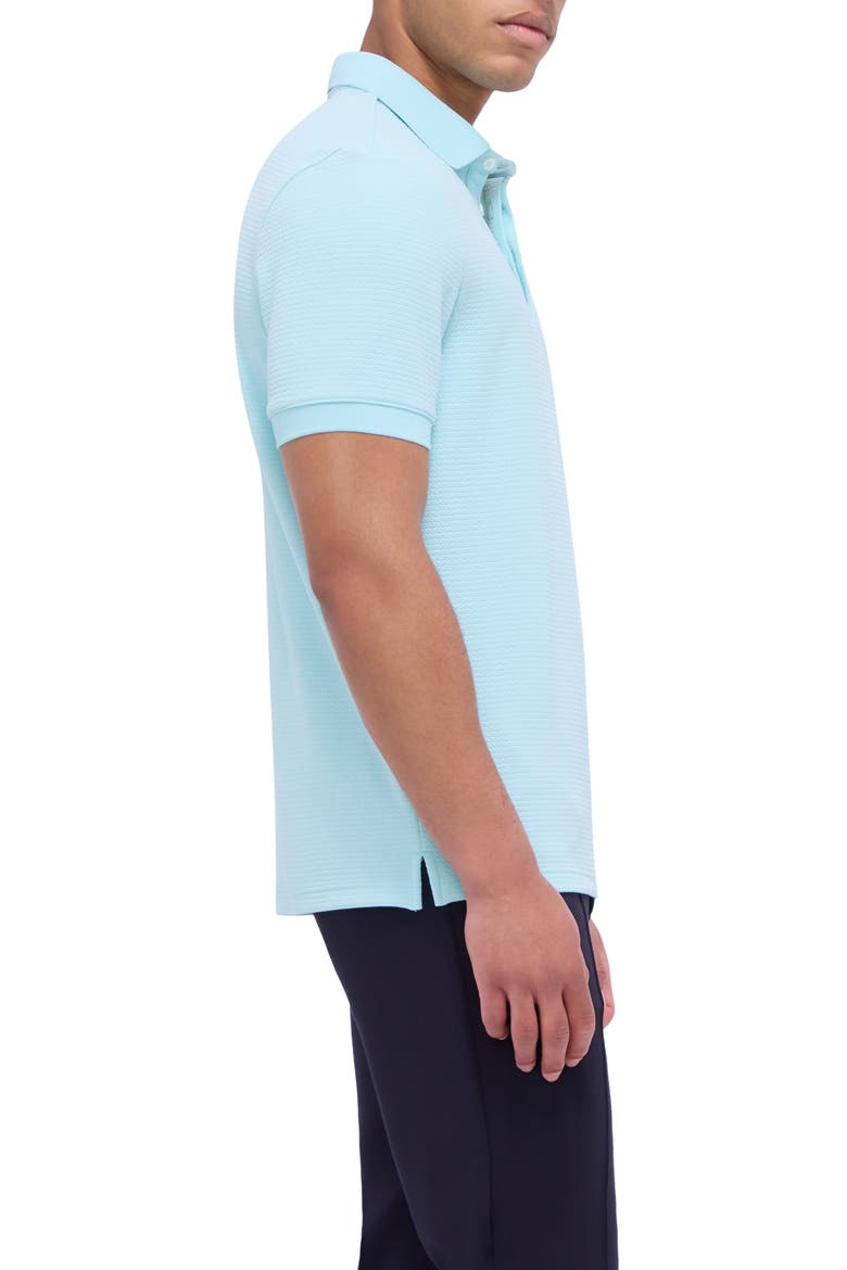 Textured Polo, Alternate, color, ICE