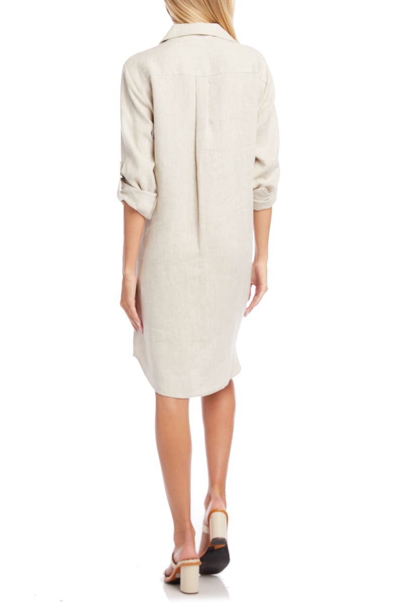 Karen Kane Linen Shirtdress, Alternate, color,