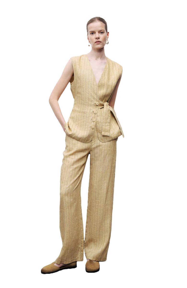 Nocturne Tie Detail Vest, Alternate, color,