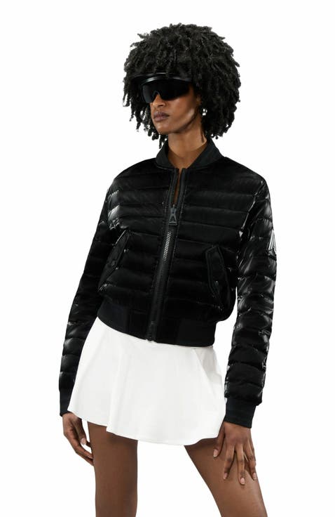 Women's Cluza Reversable Quilted Bomber Jacket